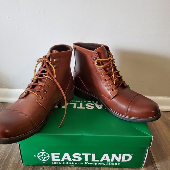 eastland high fidelity cap toe boot